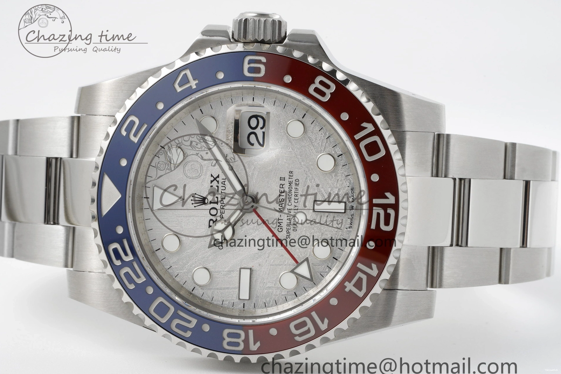 Best 126719 BLRO Master Bracelet Meteorite II GMT VR3285 1:1 Edition SS CHS on 904L JDF 0502